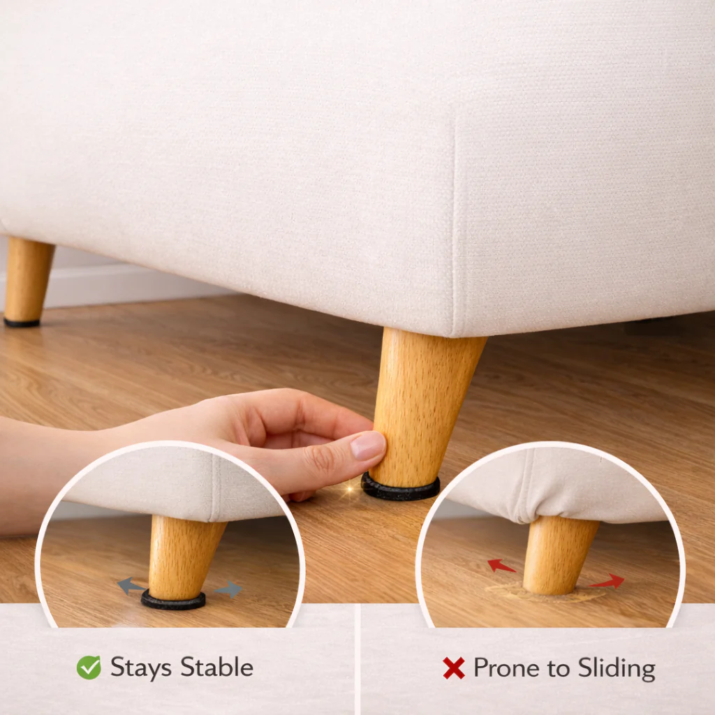 Anti-slip Sofa Pads - Black - Image 5