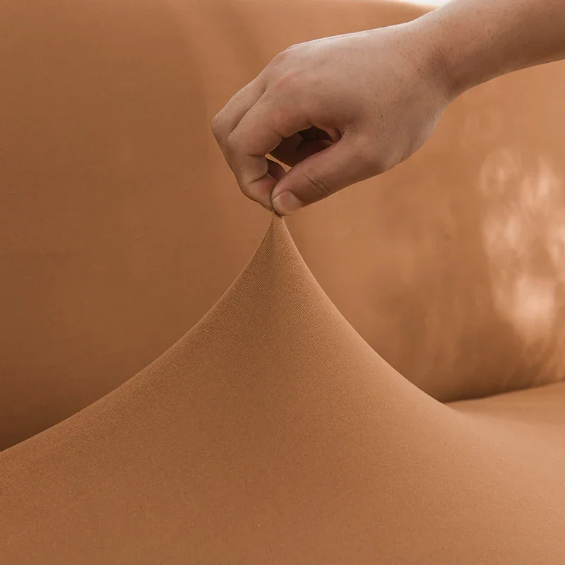 Sofa Bed Cover - Light Brown - Adaptable & Expandable - Image 3