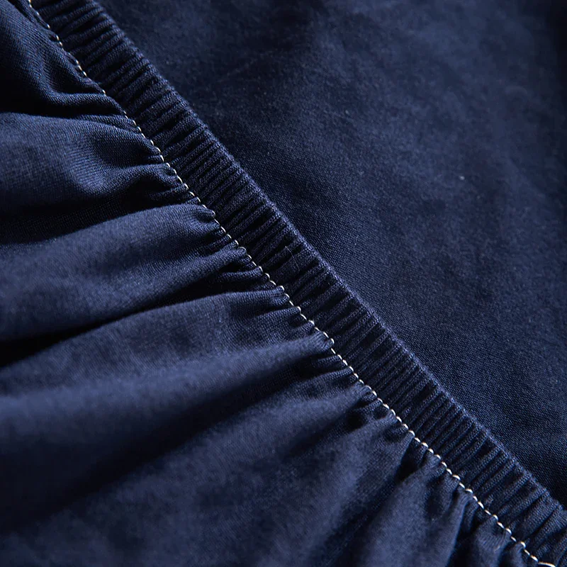 Sofa Bed Cover - Navy blue - Adaptable & Expandable - Image 5