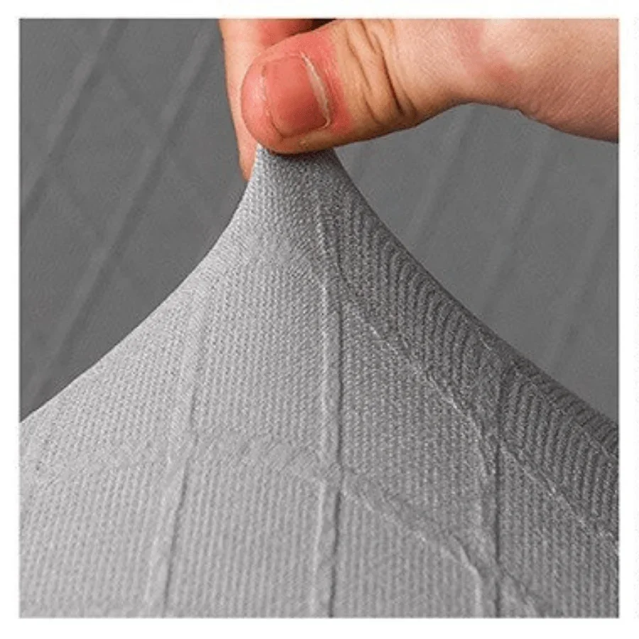 Sofa Cover - Wide Jacquard - Light Concrete Grey - Adaptable & Expandable - Image 4