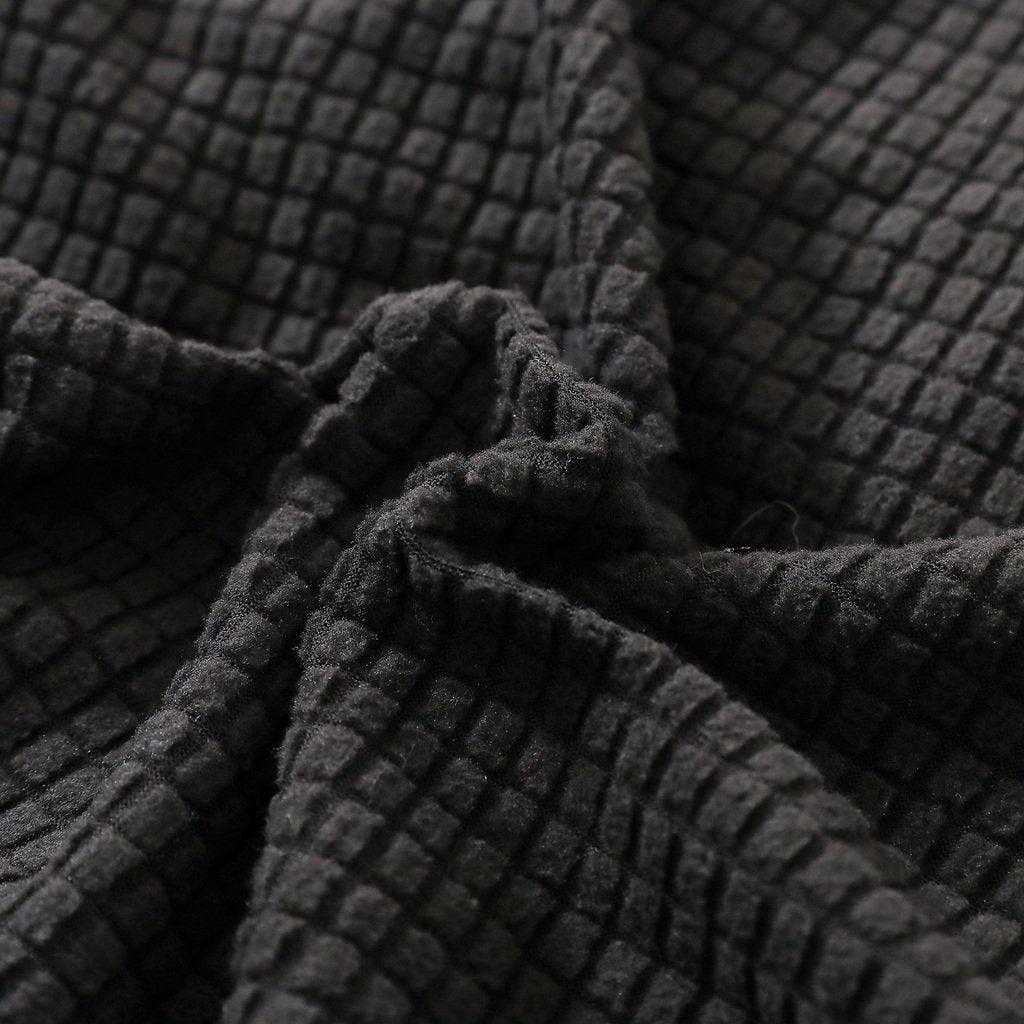 Sofa Cushion Cover - Narrow Jacquard - Black - Image 4