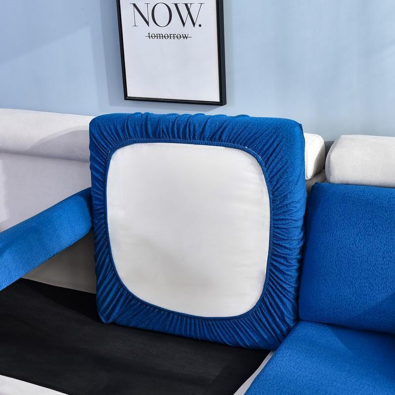 Sofa Cushion Cover Waterproof - Dark Blue - Image 3