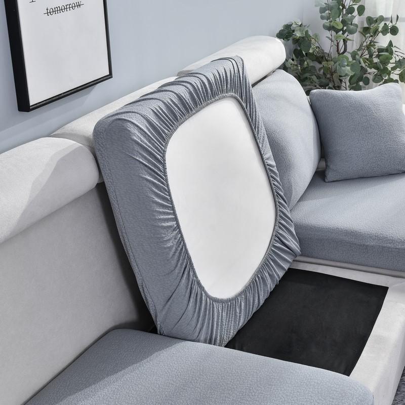 Sofa Cushion Cover Waterproof - Light Grey - Image 3