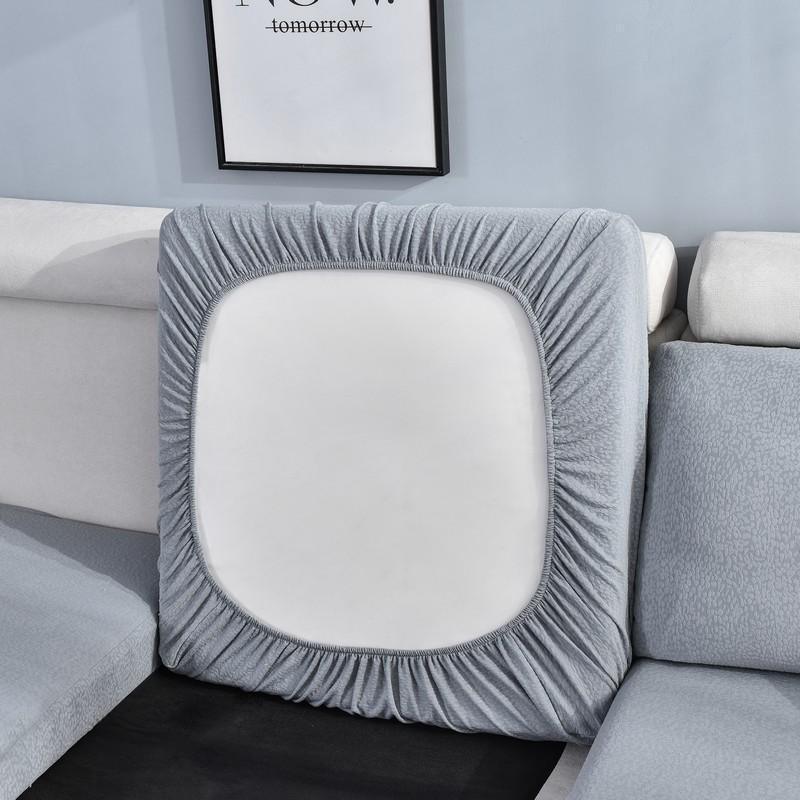 Sofa Cushion Cover Waterproof - Light Grey - Image 4