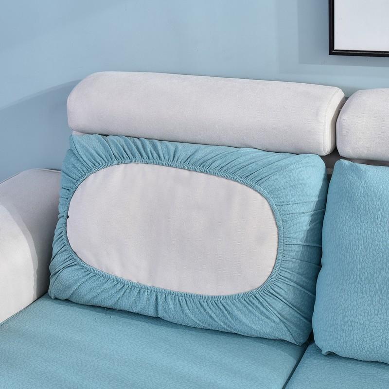 Sofa Cushion Cover Waterproof - Sky Blue - Image 6