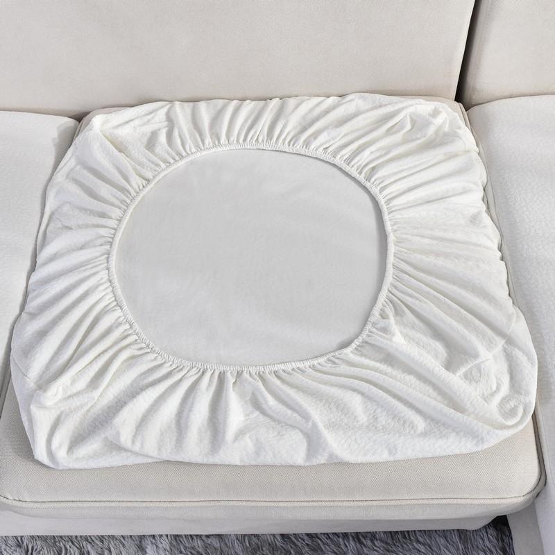 Sofa Cushion Cover Waterproof - White - Image 3