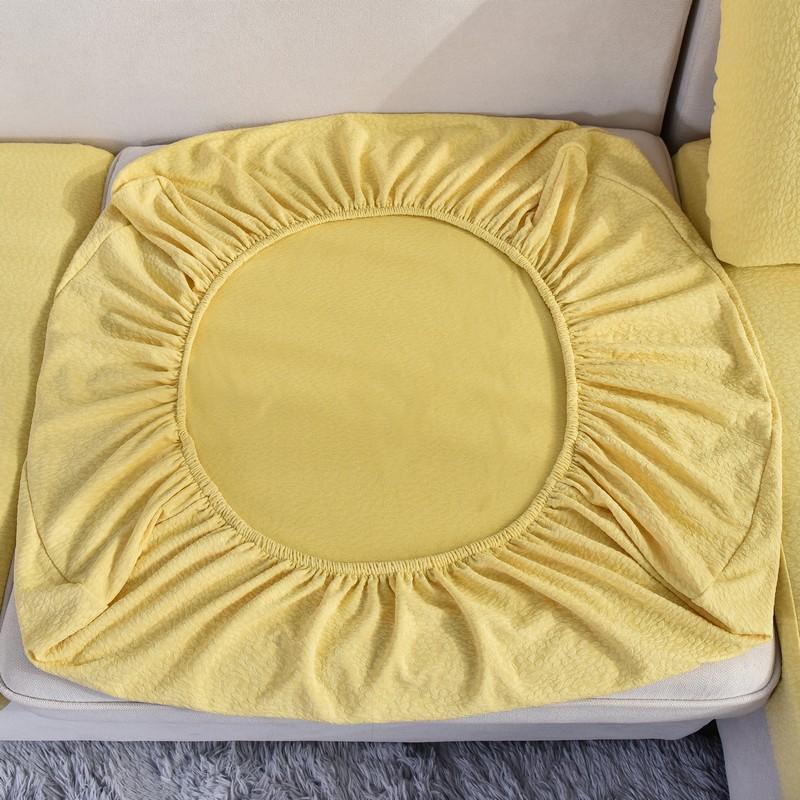 Sofa Cushion Cover Waterproof - Yellow - Image 4
